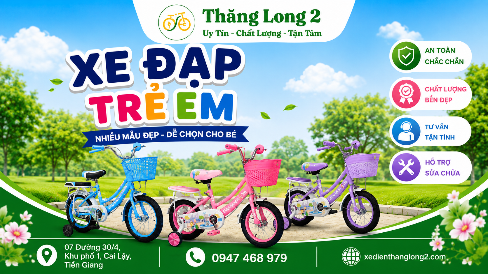 XE DAP TRE EM TẠI CAI LẬY